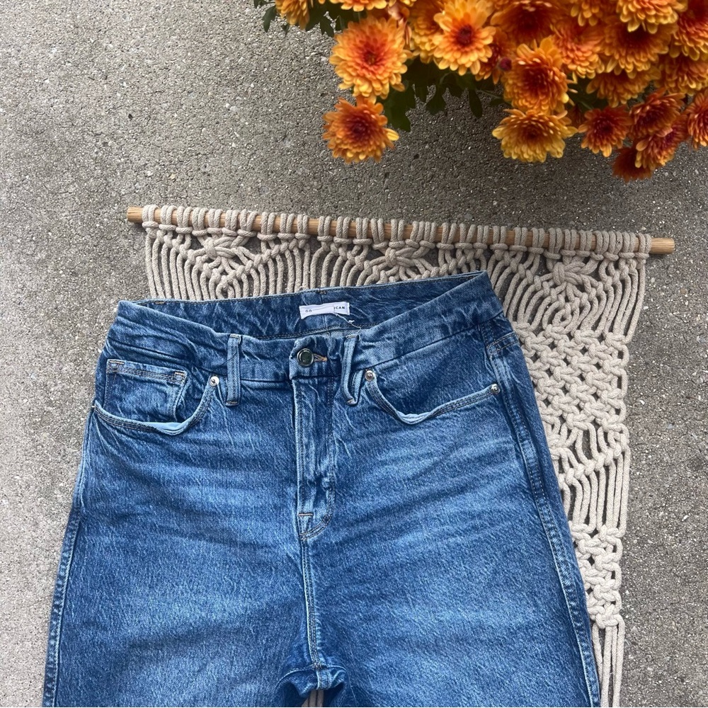 Good American Distressed High Rise Jeans Size 8 / 29 - Picture 4 of 7